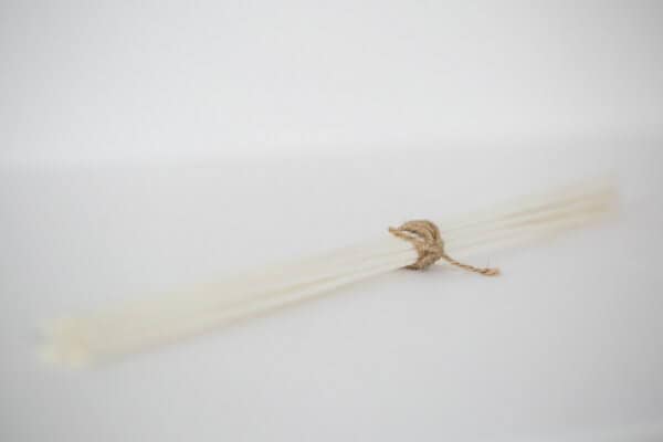 Pack of 10 reed diffuser sticks tied with natural string