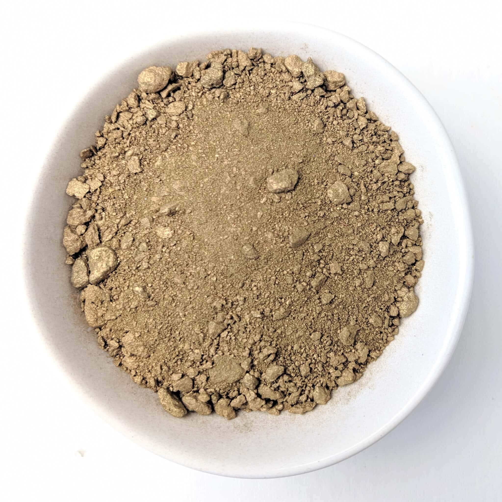 Moroccan Rose Dust in a White Bowl Top View